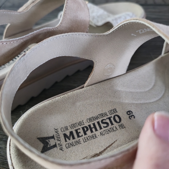 Mephisto Dominica Sandal, 39EU, ~9US, Light Sand - Picture 4 of 13